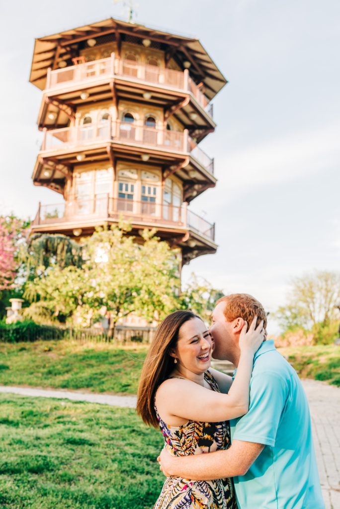 Patterson Park Pagoda Couples Photo