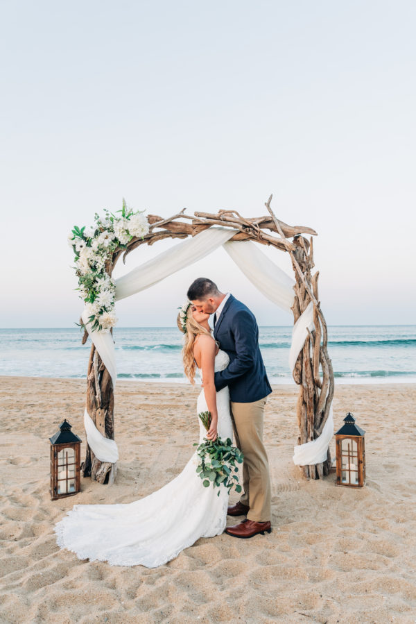 Outer Banks Sunset Wedding | Jeff + Amanda | Deline Photography