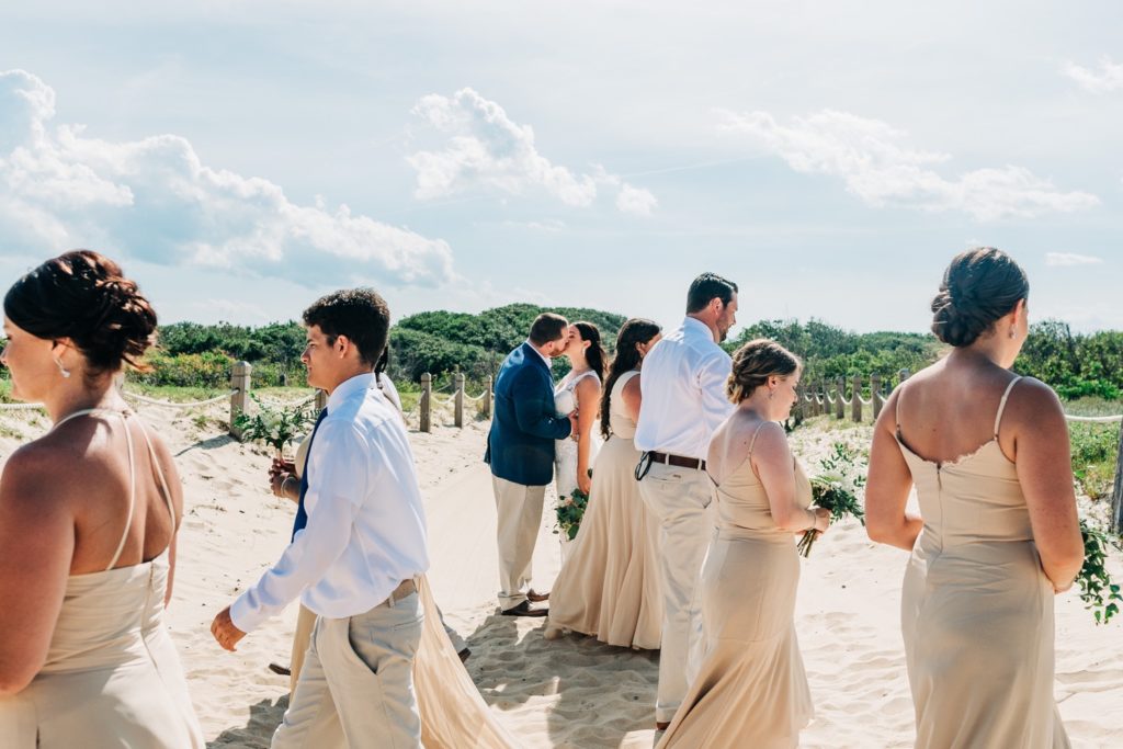 bridal party at wild horse estate