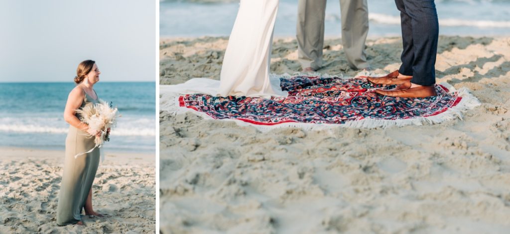 Outer banks Intimate wedding on the beach
