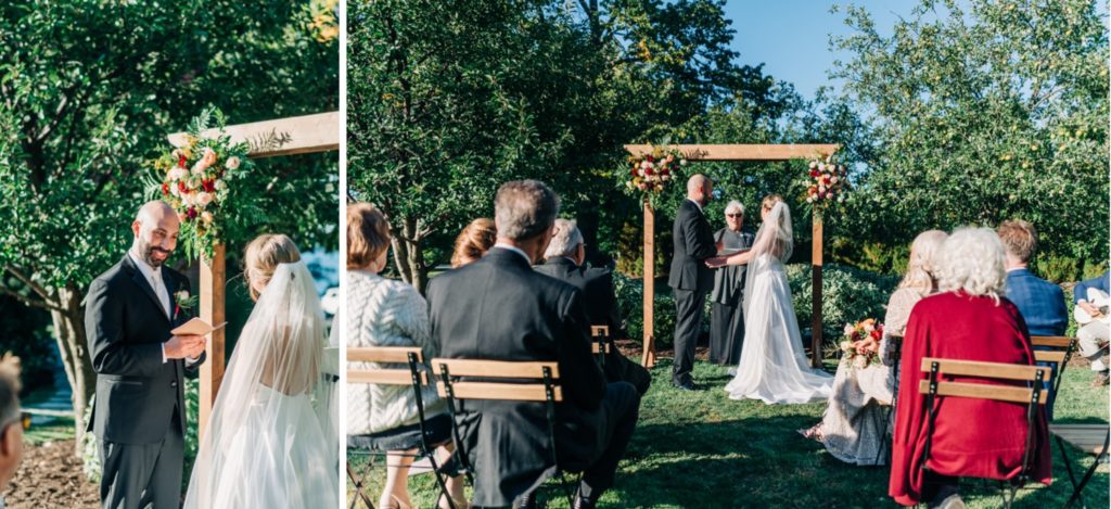 small micro wedding in Sackets Harbor