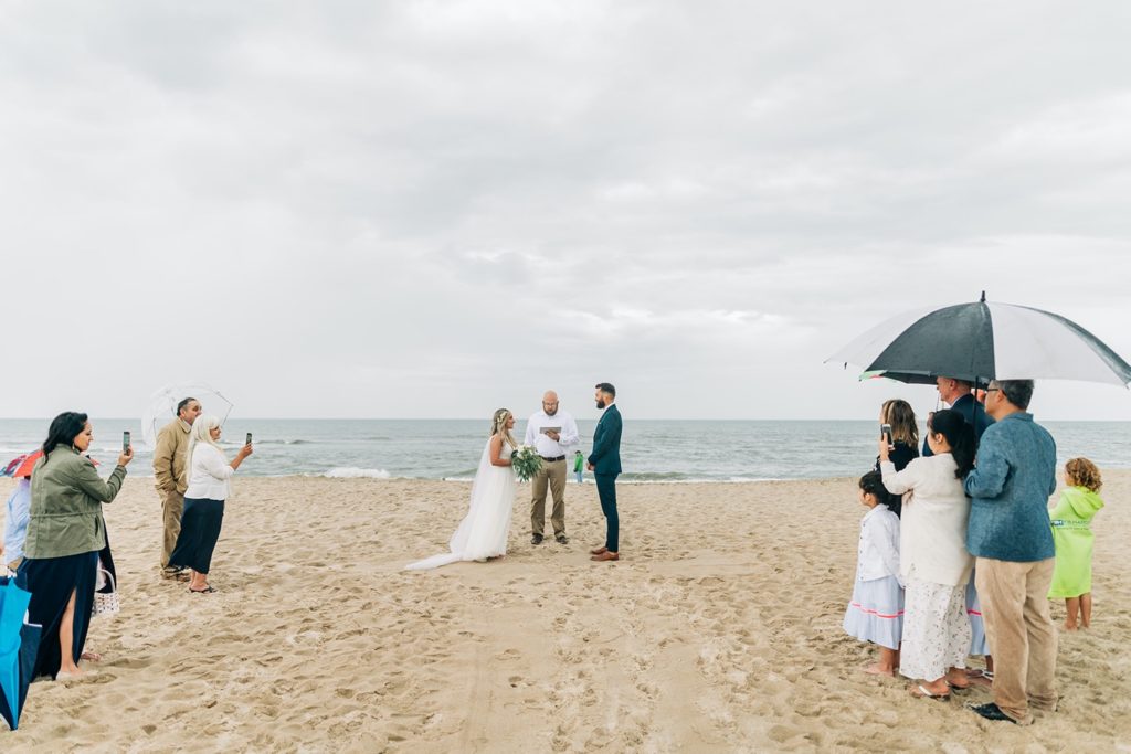 Chincoteague elopement on the beach