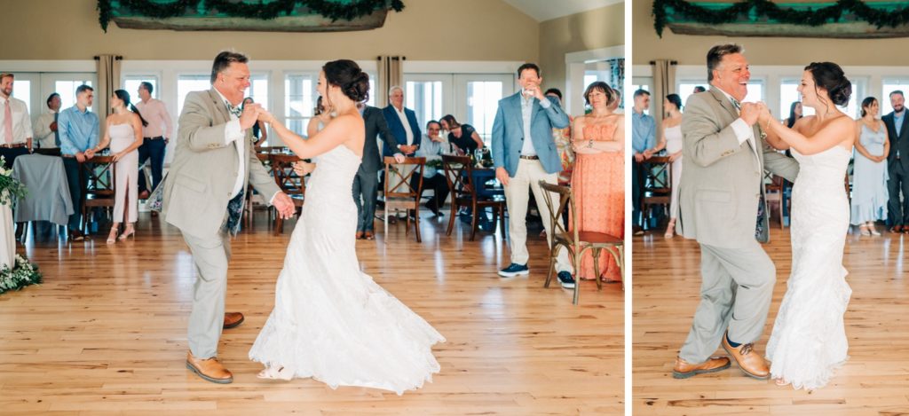 Bride sharing a dance with her father