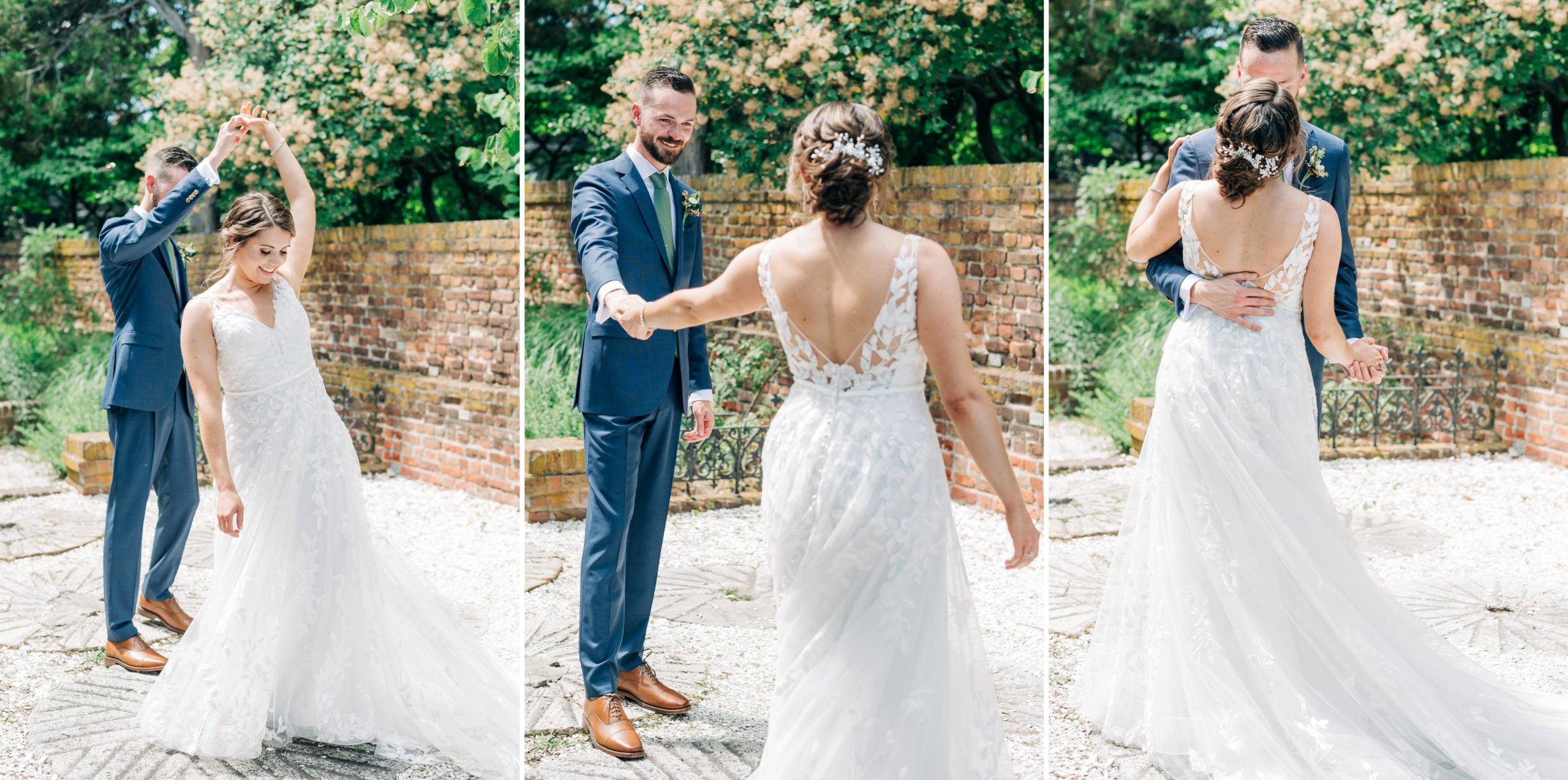 First look at at Hermitage Museum & Garden wedding
