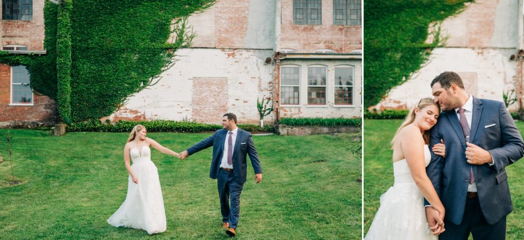 Bride & Groom portraits at The Cracker Factory