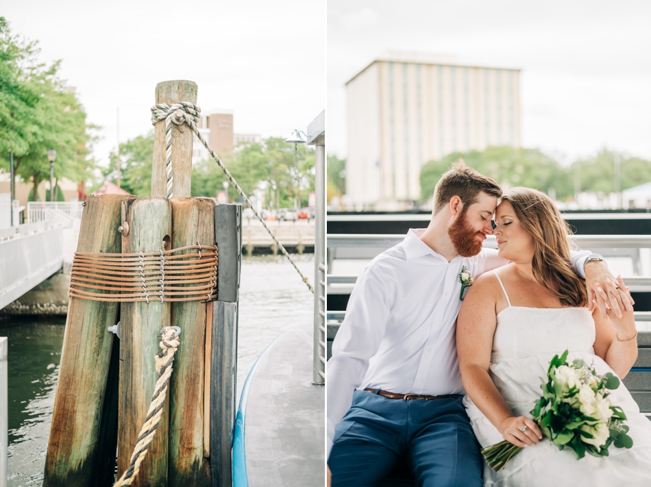 downtown Norfolk elopement at waterside district