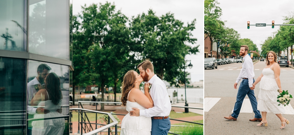 elopement in old town Portsmouth va