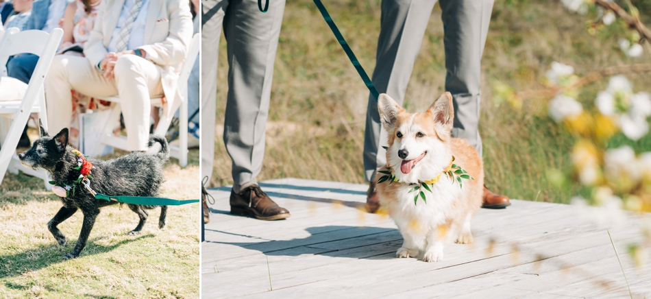 Ceremony at Sanderling resort wedding in OBX