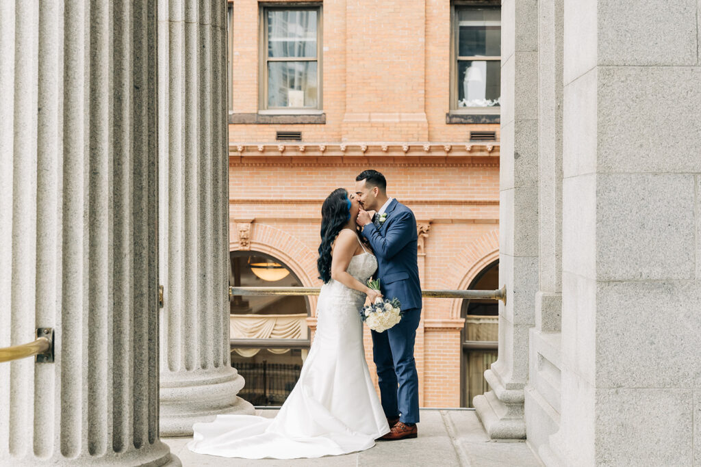 Wedding portraits in downtown norfolk va