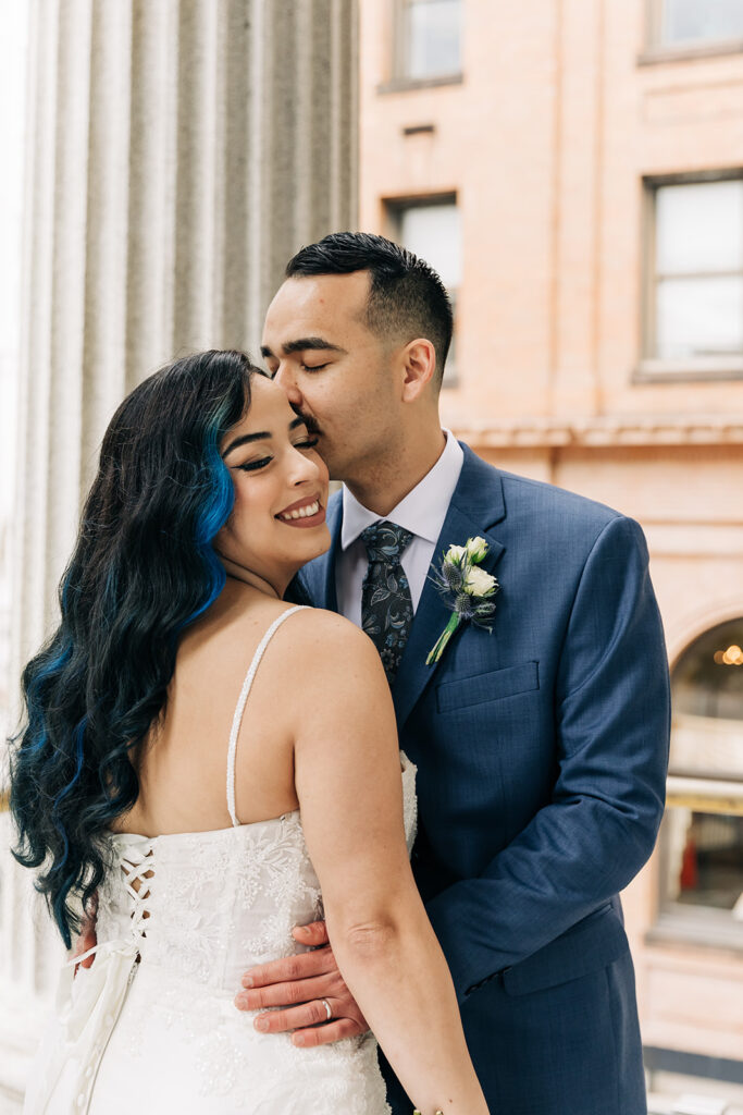 Wedding portraits in downtown norfolk va