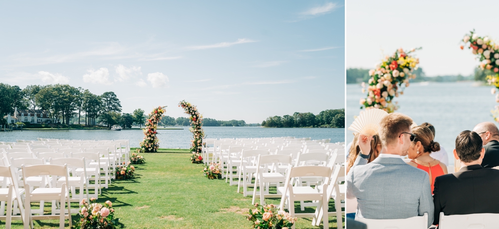 Ceremony at Cavalier Golf & Yacht Club