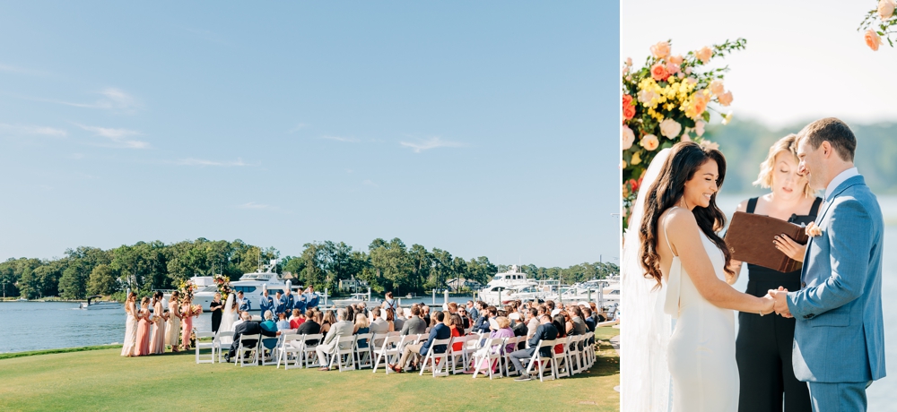 Ceremony at Cavalier Golf & Yacht Club