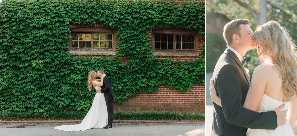 Bride & groom portraits at The Hermitage Museum