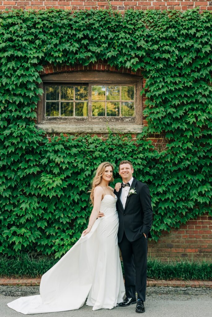 Bride & groom portraits at The Hermitage Museum