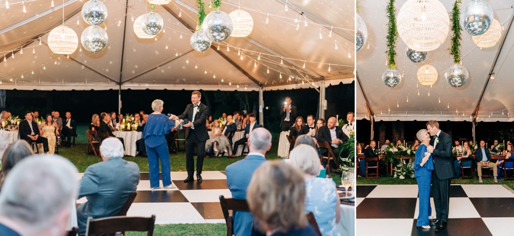 parent dances at wedding