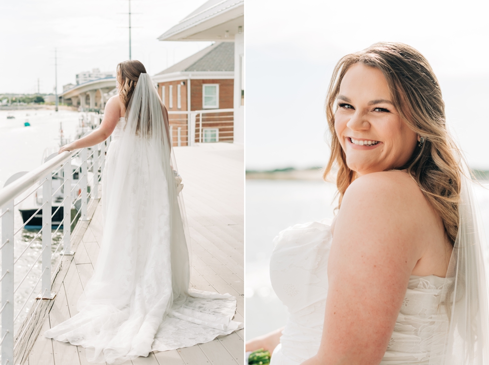 Bride portraits at Lesner Inn