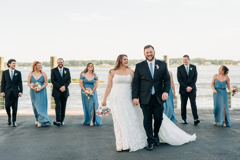 Wedding party portraits at The Lesner Inn