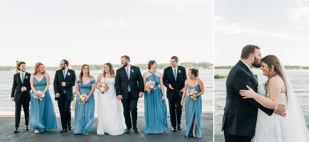 Wedding party portraits at The Lesner Inn