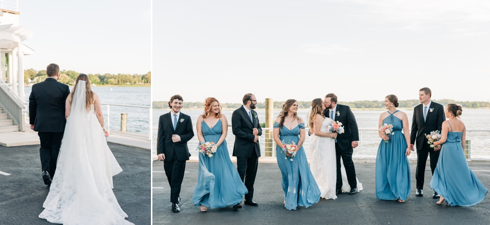 Wedding party portraits at The Lesner Inn