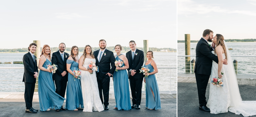 Wedding party portraits at The Lesner Inn