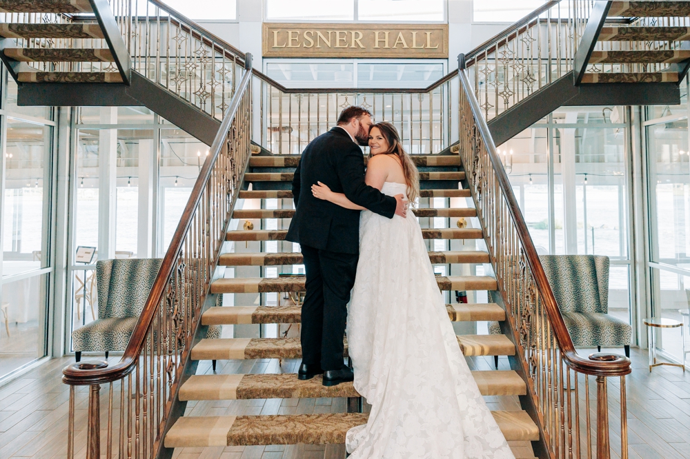 staircase photo at the lesner inn