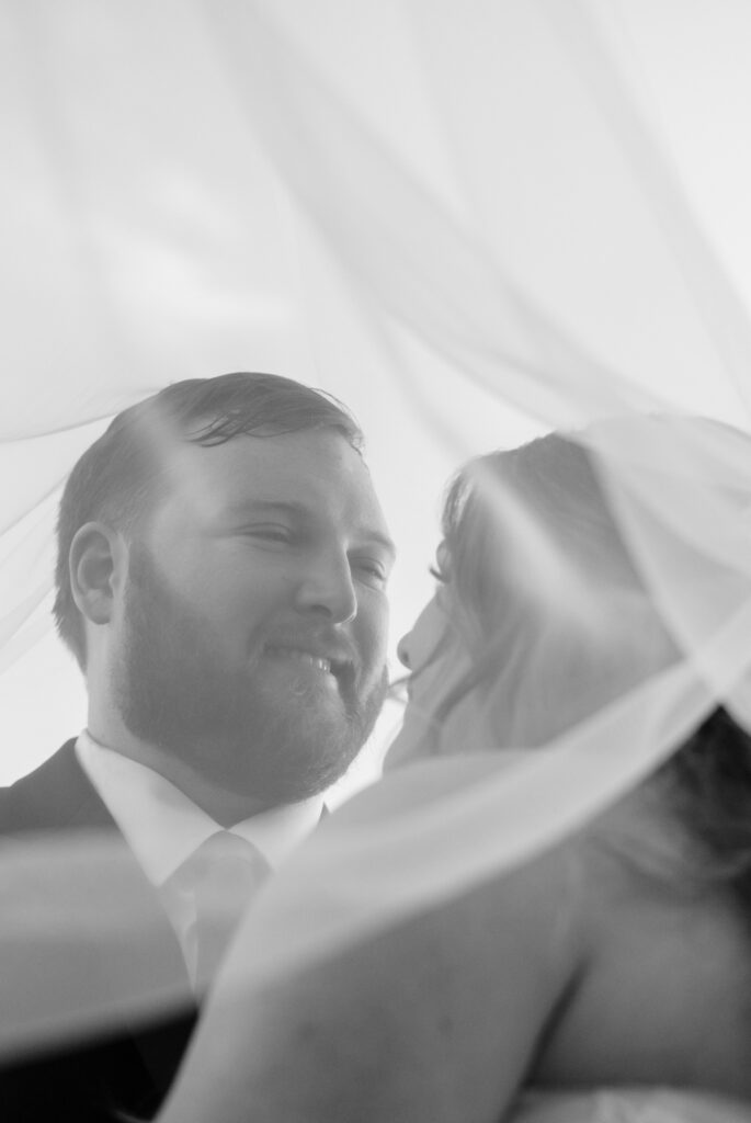 Bride and groom portaits at The Lesner Inn