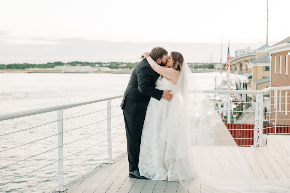 Bride and groom portaits at The Lesner Inn