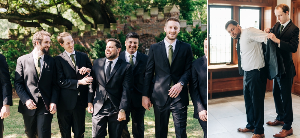 Groom and wedding party at The Hermitage Museum