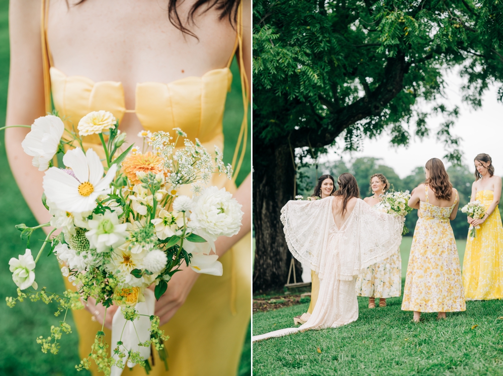 Wedding party photos at Glen Ellen Farms