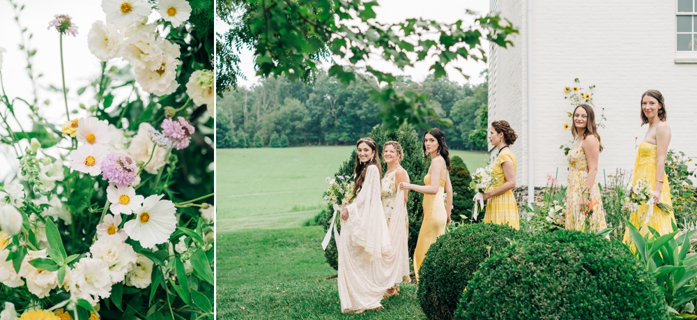 Wedding party photos at Glen Ellen Farms