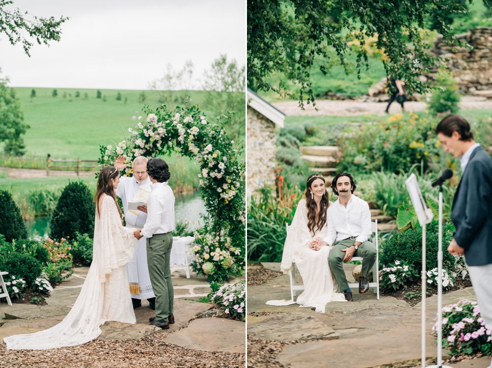 Boho Catholic Wedding