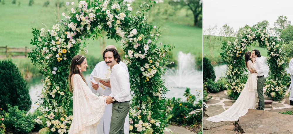 Boho Catholic Wedding