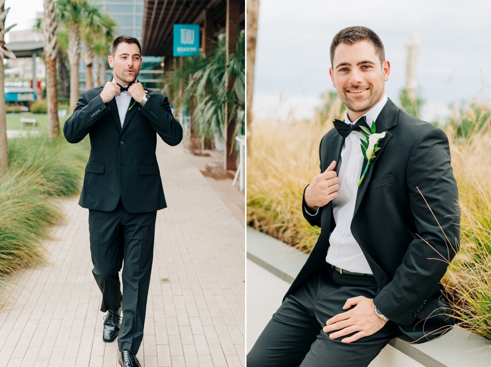 Groom at Marriotte VA Beach Oceanfront