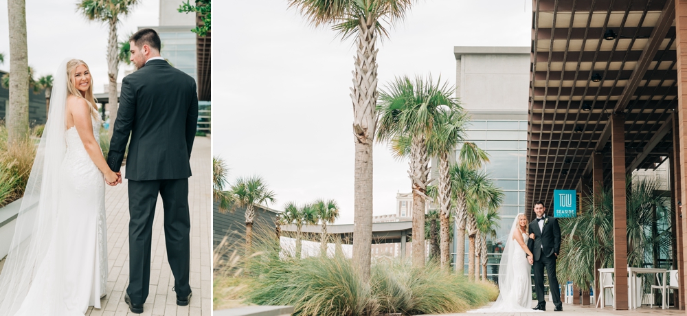 Wedding photos at Marriott VA Beach Oceanfront