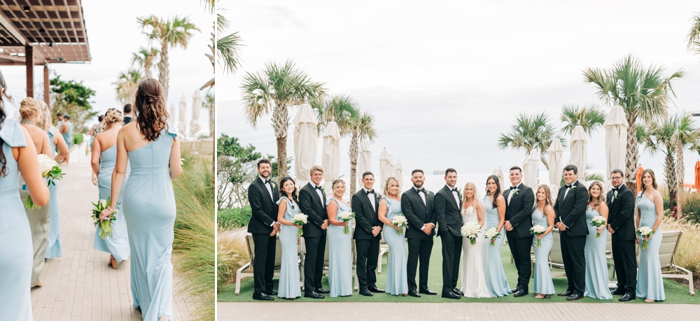 Wedding photos at Marriott VA Beach Oceanfront