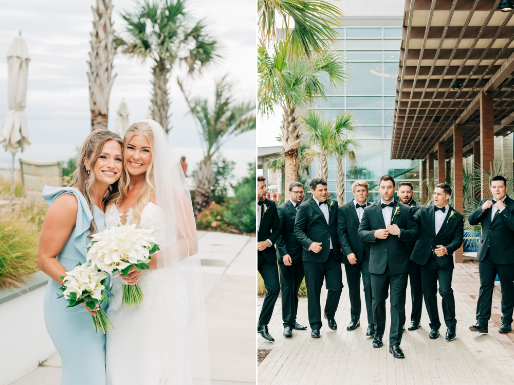 Wedding photos at Marriott VA Beach Oceanfront