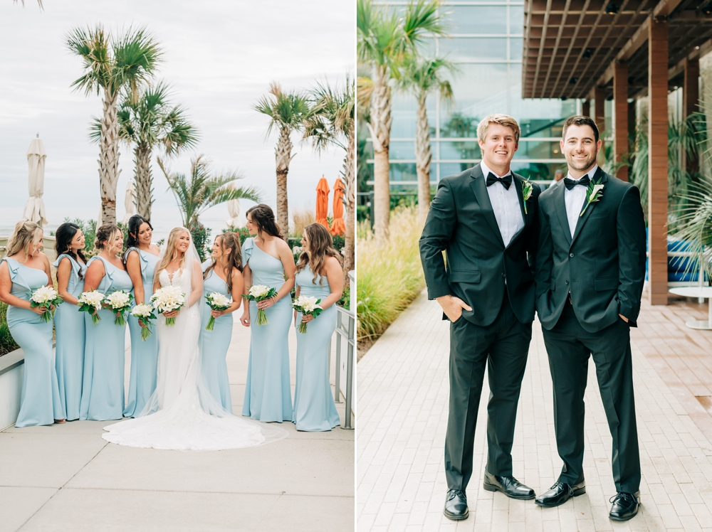 Wedding photos at Marriott VA Beach Oceanfront