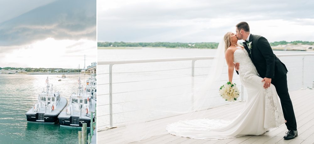 Bride & Groom at Lesner Inn