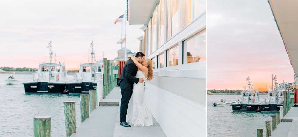 Bride & Groom at Lesner Inn