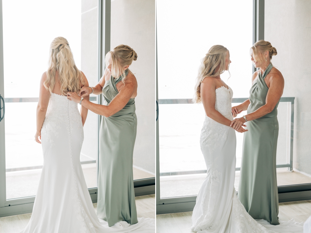 Bride at Marriotte VA Beach Oceanfront