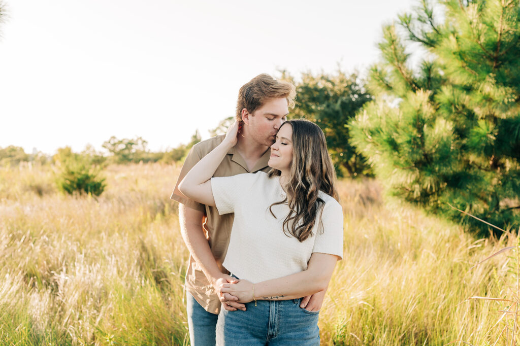 Couple embracing at Brock Environmental Center