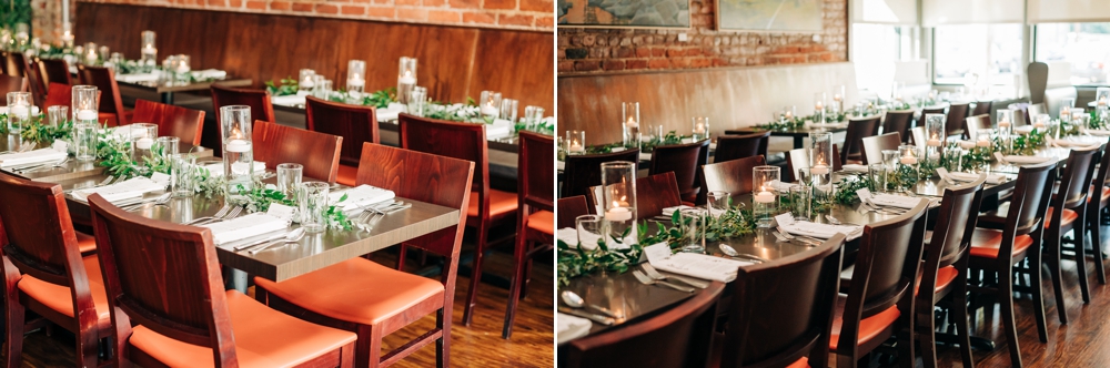 Table scape at the Heritage for microwedding