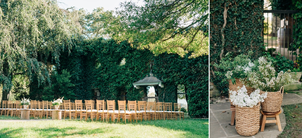 Wedding Ceremony at The Goodstone Inn in Middleburg VA