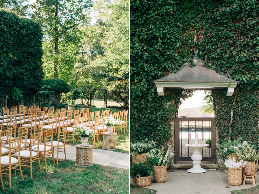 Wedding Ceremony at The Goodstone Inn in Middleburg VA