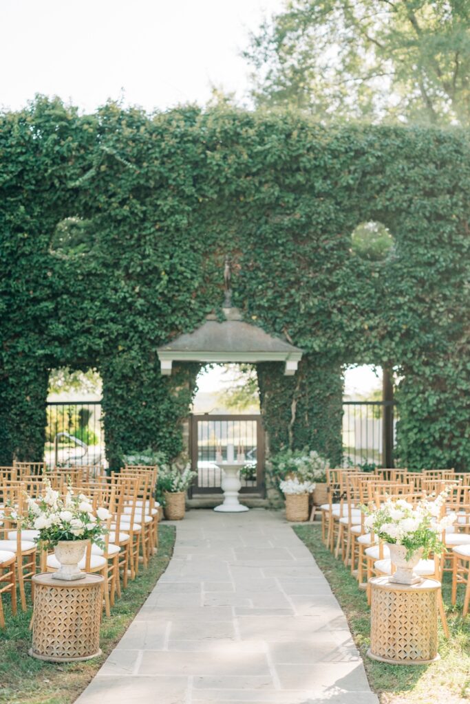 Wedding Ceremony at The Goodstone Inn in Middleburg VA