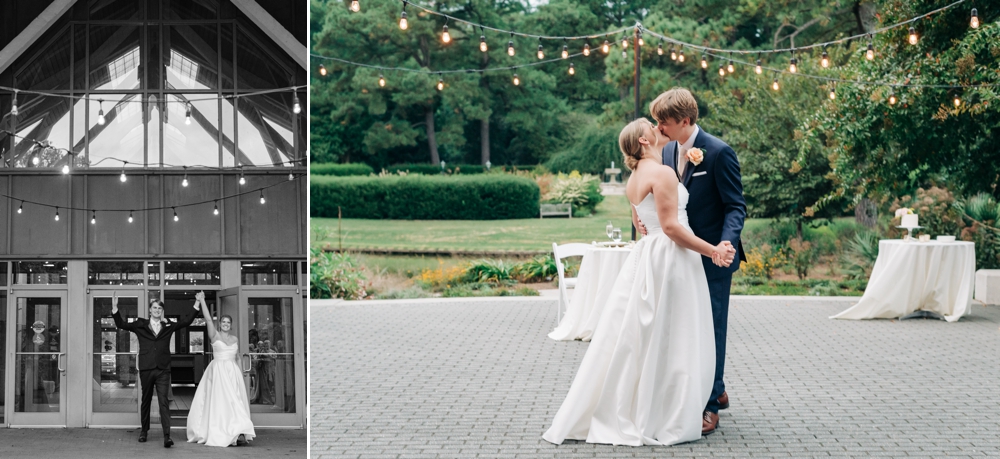 First Dance at Norfolk Botanical Garden wedding