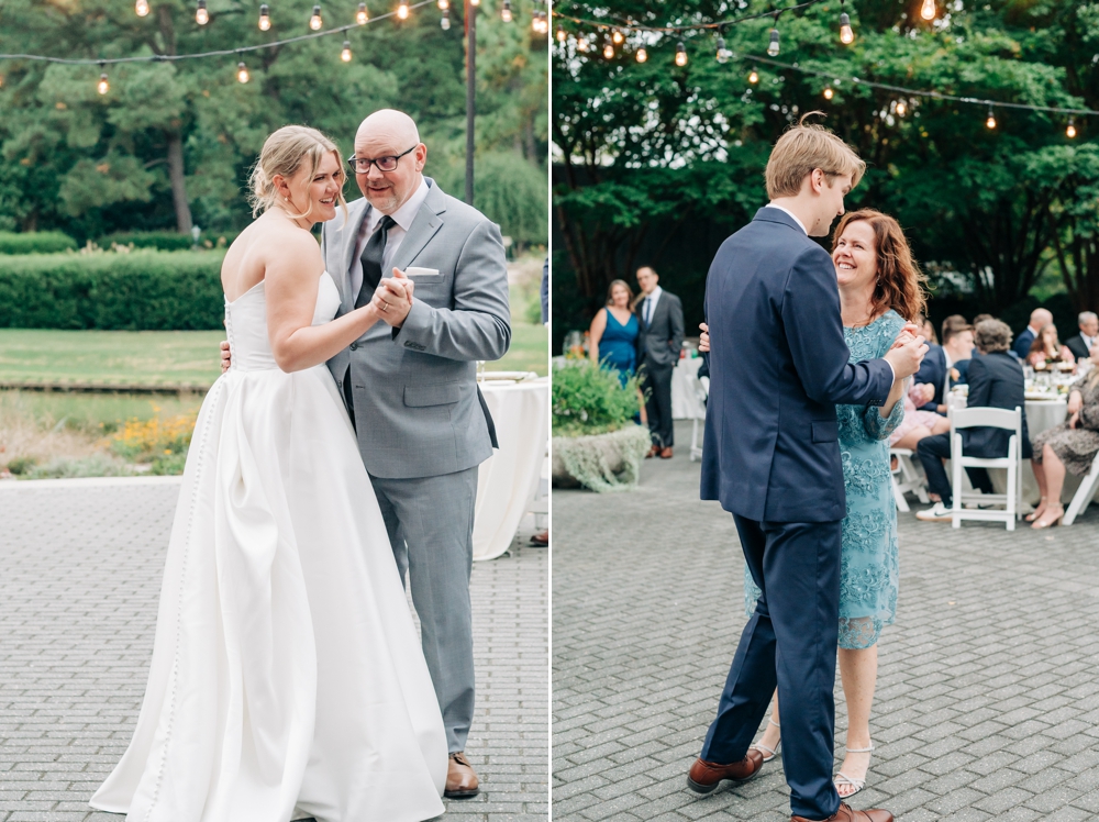 First Dance at Norfolk Botanical Garden wedding