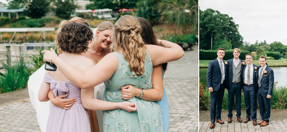 Wedding party at Norfolk Botanical Garden Wedding