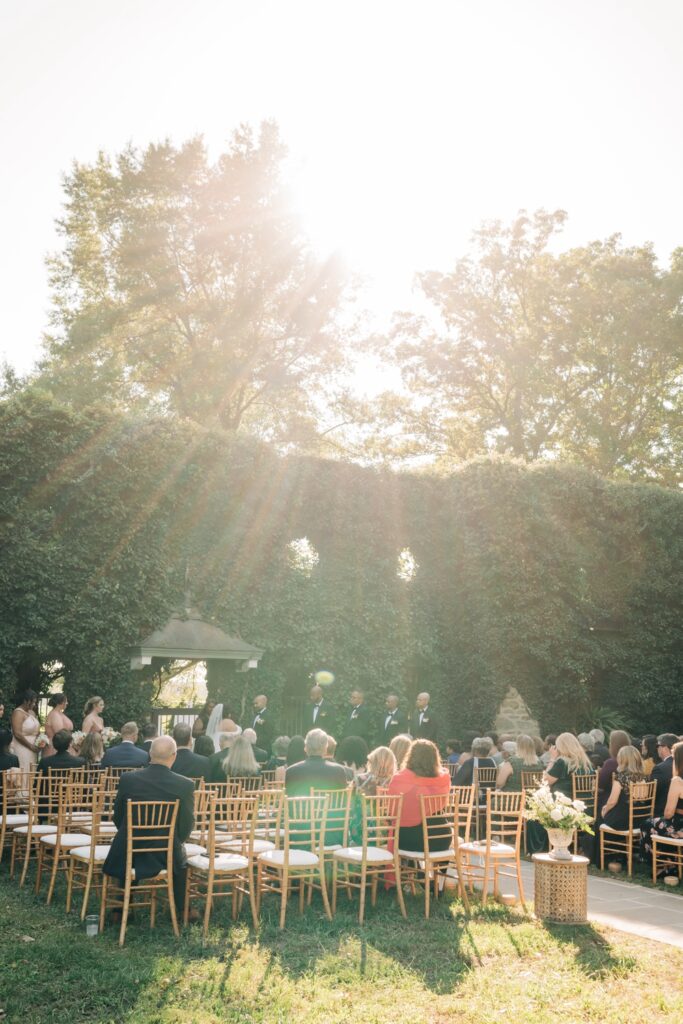 Green Ivy wall ceremony at The Goodsone Inn