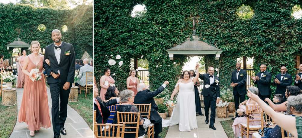 Green Ivy wall ceremony at The Goodsone Inn